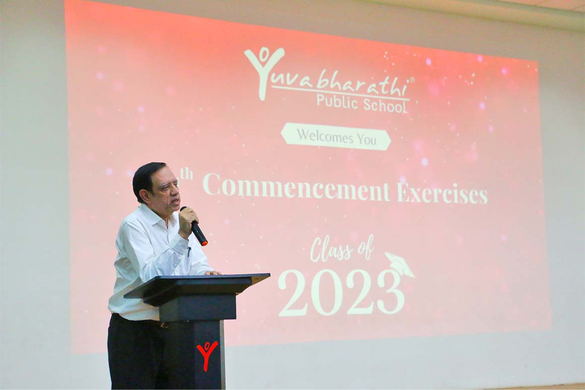 Yuvabharathi's 11th Commencement Exercises - Chief Guest of the Graduation Day| Top CBSE schools in Tamilnadu