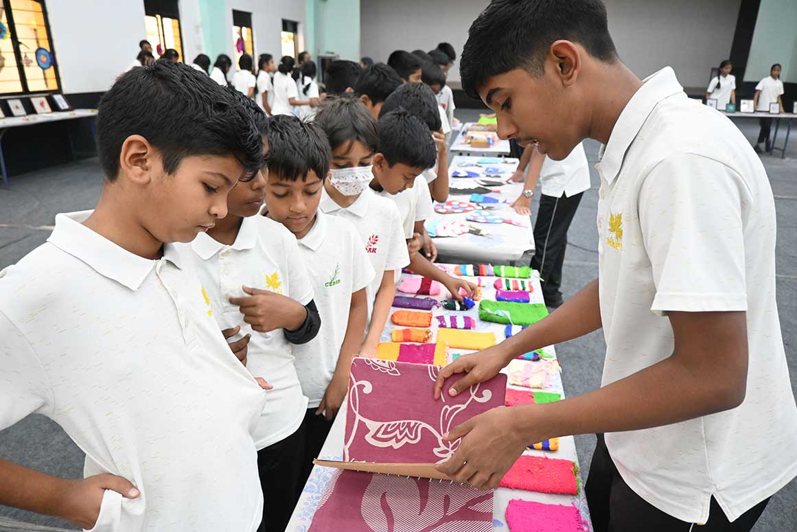 Yuvabharathi celebrates art at Sgraffito 2023 | Best CBSE school