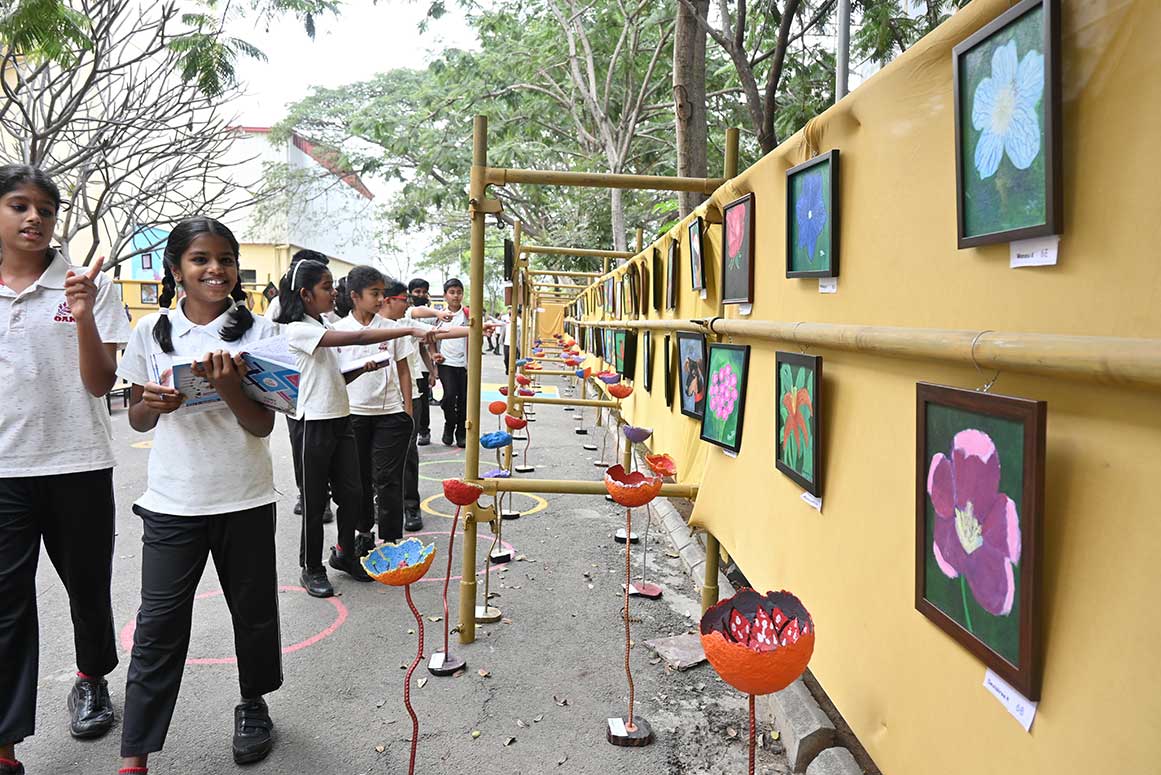 Yuvabharathi celebrates art at Sgraffito 2023 | Yuvabharathi Public School 