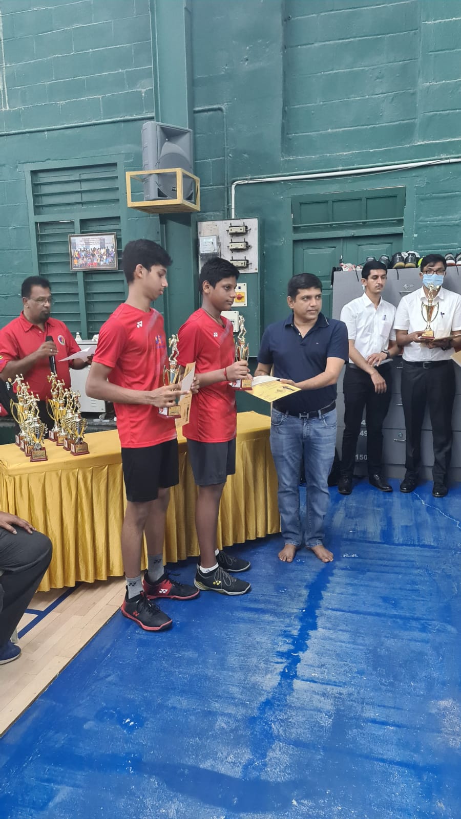  Under 15 Doubles Runners up|Tamil Nadu State Badminton Championship Tournament 