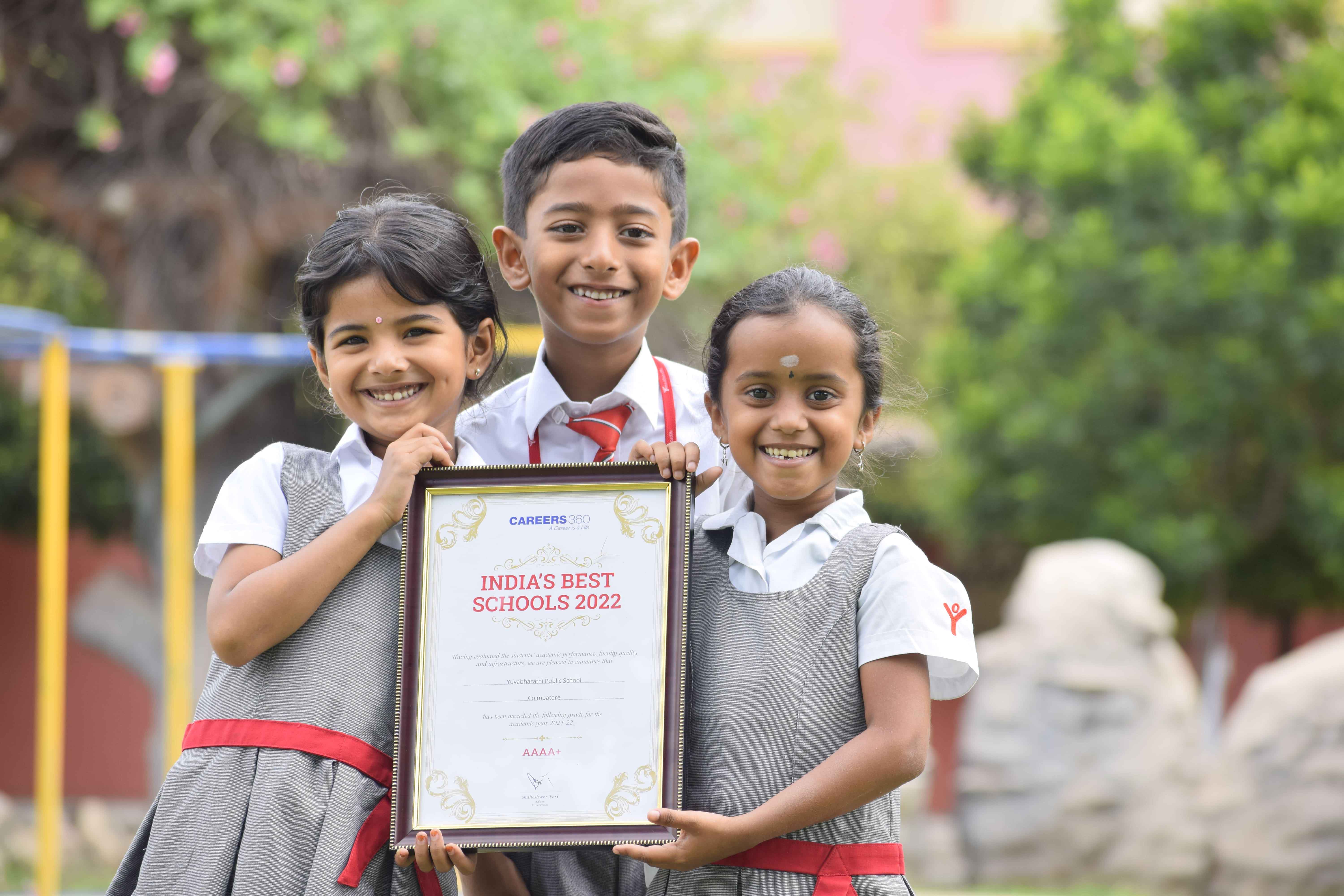 Brainfeed School Excellence Awards 2019-20 | Yuvabharathi CBSE School
